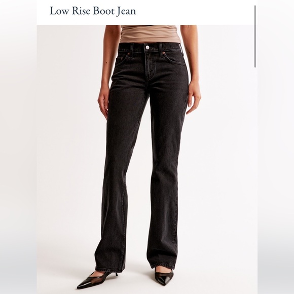 Abercrombie & Fitch• 90s boot low rise jean - Picture 1 of 5